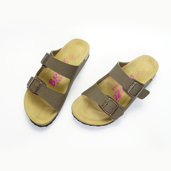 Breeze sandals tan slide above